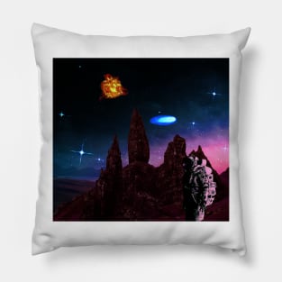 Searching New Worlds Pillow