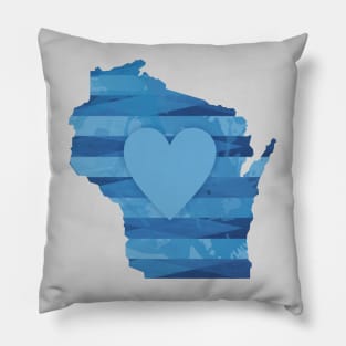 Wisconsin Heart Pillow