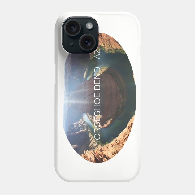 HORSESHOE BEND OVAL DESIGN Phone Case by jStudio