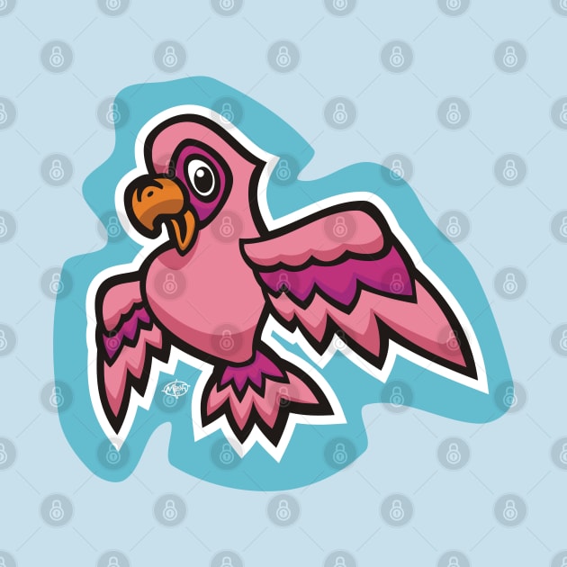 Little Pink Parrot by MBK