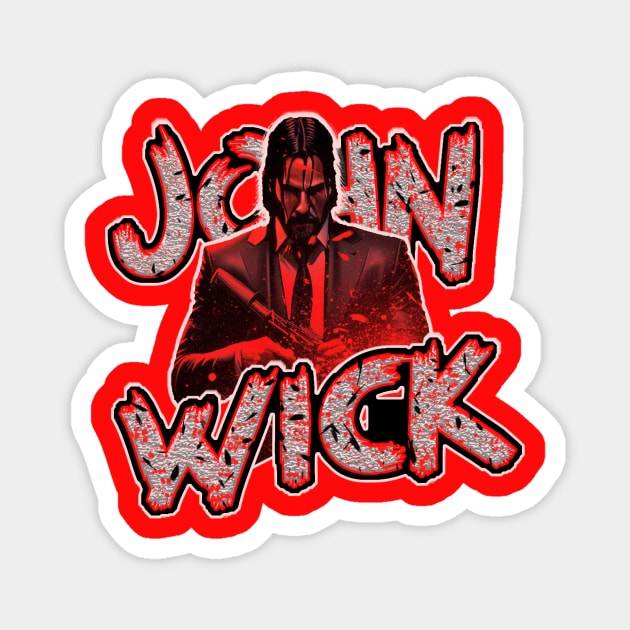 john wick Magnet by nowsadmahi