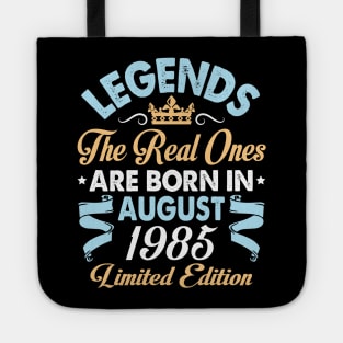 Legends The Real Ones Are Born In August 1975 Happy Birthday 45 Years Old Limited Edition Tote