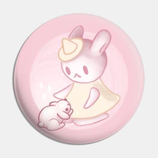 Bunny witch cures rabbit in the forest - Magical and cute witches 1 Pin