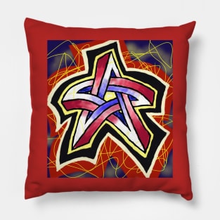 Dancing Inter-dimensional Star Patricia Henrietta Pillow