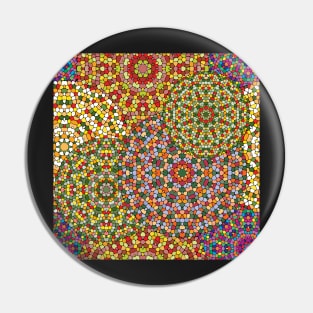 Mandala floral pattern Pin