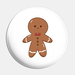 Cute Kawaii Gingerbread Man Pin