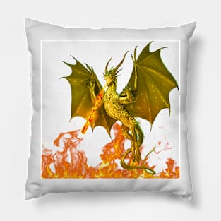 Fire-breathing dragon Pillow