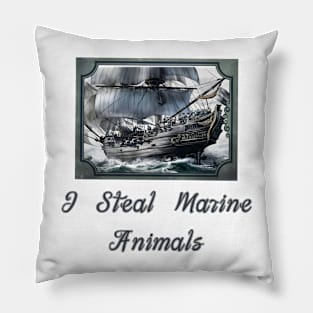 I Steal Marine Animals Pillow