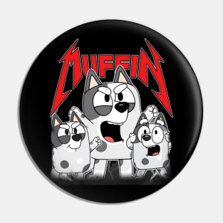 muffin funny metal Pin