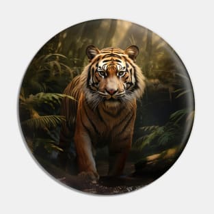 Graceful Tiger Reflection Pin