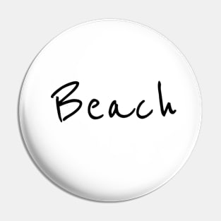 Beach T-shirt Pin