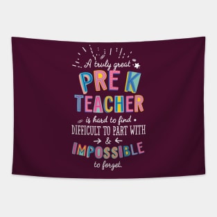 A truly Great Pre-K Teacher Gift - Impossible to forget Tapestry