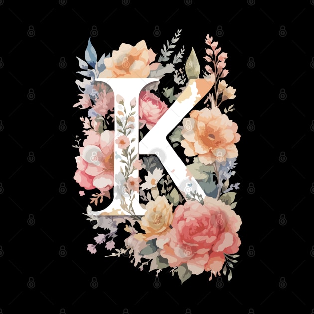 Monogram letter K by CatCoconut-Art