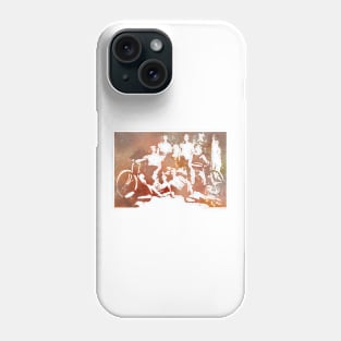 Retro Bike Club in Rust Phone Case