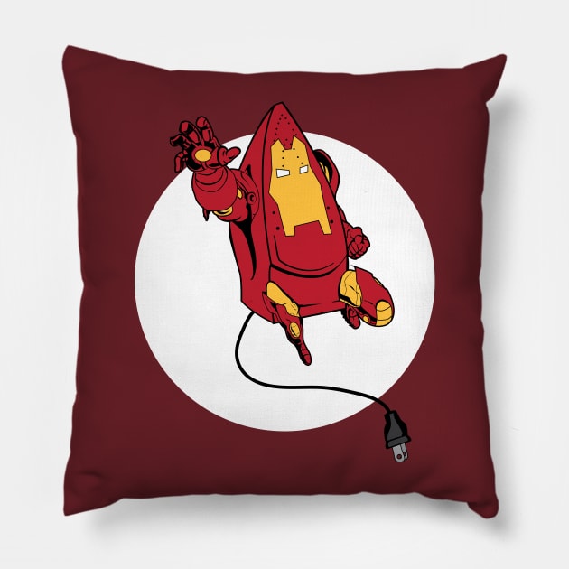 Iron Press Man Pillow by Dansmash