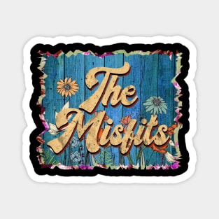 Vintage Misfits Name Flowers Limited Edition Classic Styles Magnet