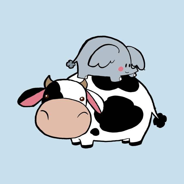 Sloth and Cow by saradaboru