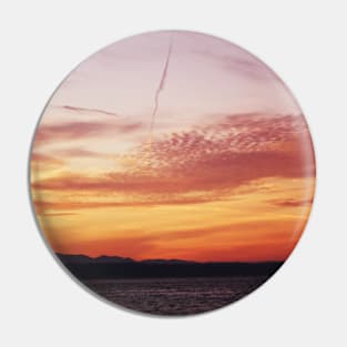 Wispy Warm Sky Pin