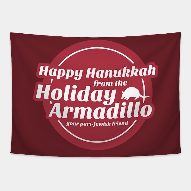 Holiday Armadillo Tapestry by TeeAgromenaguer