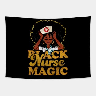 black nurse magic woman Tapestry