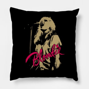 Gift Retro Blondie Music Tribute Design Pillow