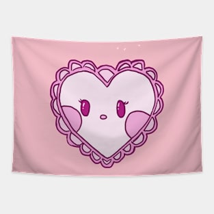 heart frill Tapestry