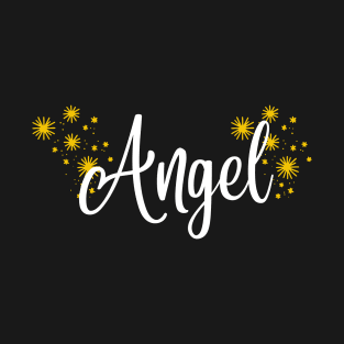 Angel t-shirt, gold dust T-Shirt