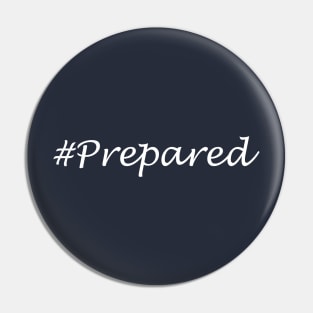 Prepared Word - Hashtag Design Pin