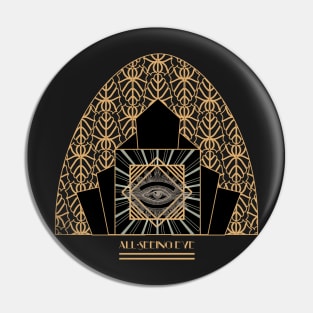 All Seeing-Eye - Art Deco Pin