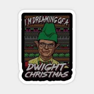 Dwight Christmas Sweater Magnet