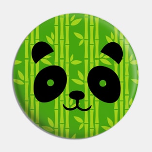 Panda Bamboo Camouflage Pin