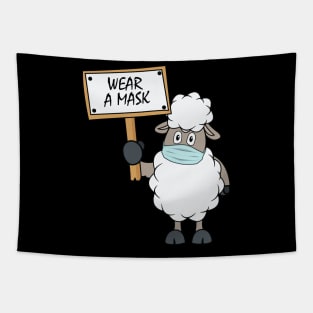 Wear a mask, sheep Tapestry