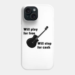 Guitar player Phone Case