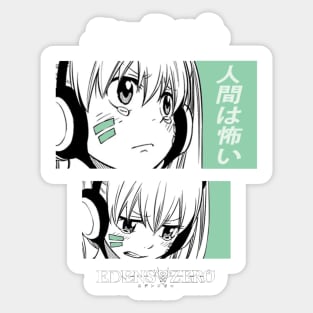 Edens Zero Cute Rebecca Happy and Shiki  Sticker for Sale by