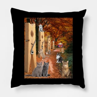 WELCOME TO THE CAT PARTY Pillow