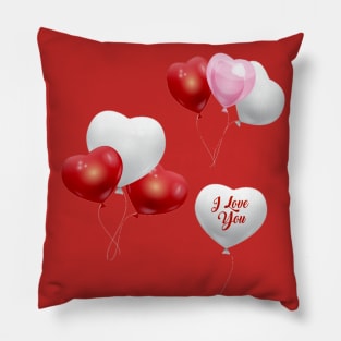 Balloons I love you Pillow