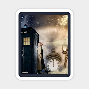 13th doctor / Time Always Runs Out Magnet