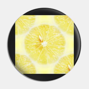 Lemon Pattern Pin