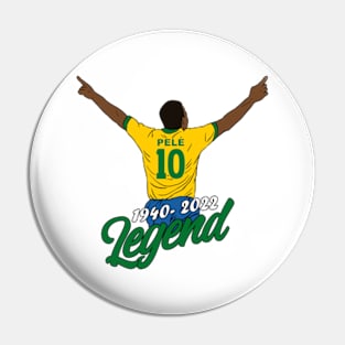 Brazilian Football Legend Pele Pin