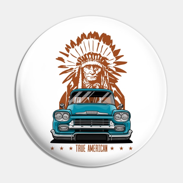 Apache Pickup Truck Pin by Markaryan