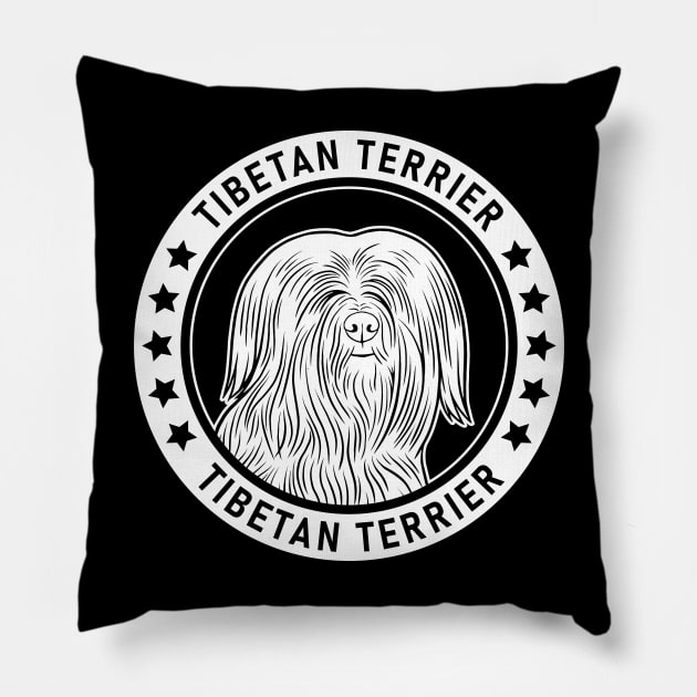 Tibetan Terrier Fan Gift Pillow by millersye