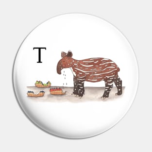 T is for Tapir Pin