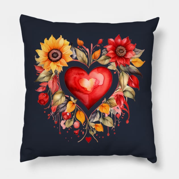 Valentine Bee my valentine Pillow by HaMa-Cr0w