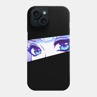 Anime Eyes (blue) Phone Case