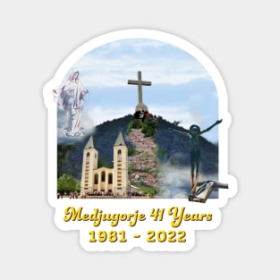 Medjugorje 41 years Magnet