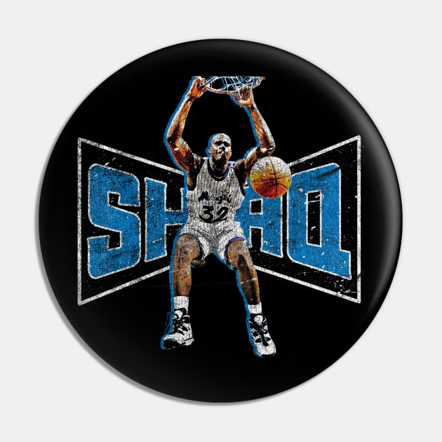 SHAQ Pin by KC Designs