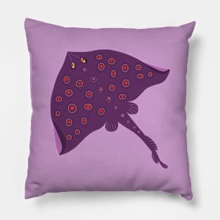 Purple ray Pillow