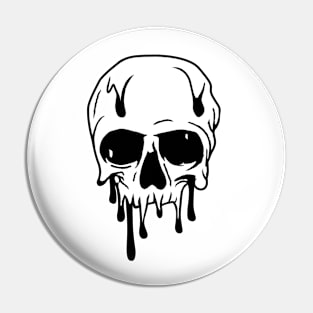 Halloween Skull Pin