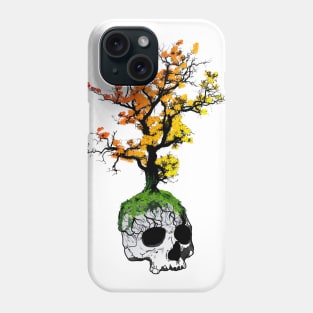 Tree Skull Autumn Phone Case