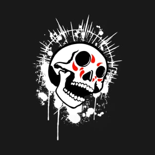 Skull paint attack T-Shirt